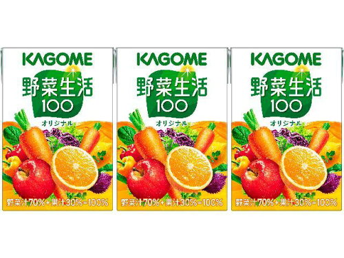 UPC 0000049265651 カゴメ 野菜生活100オリジナル100ml×3 カゴメ株式会社 キッズ・ベビー・マタニティ 画像