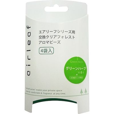 JAN 4510424102335 ミクニ エアリーフ クリアフォレスト アロマビーズ GNハーブ RFL03-03(4コ入) 株式会社ミクニライフ&オート 日用品雑貨・文房具・手芸 画像