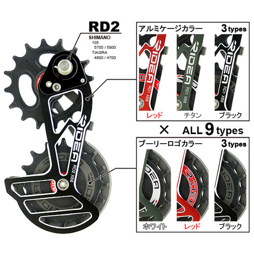 JAN 4510676115343 RIDEA RD2-X66C-C アルミケージ/16T&16T/セラミックボールベアリング レッド ロゴ:レッド 147-04061 ジーアールケー株式会社 スポーツ・アウトドア 画像