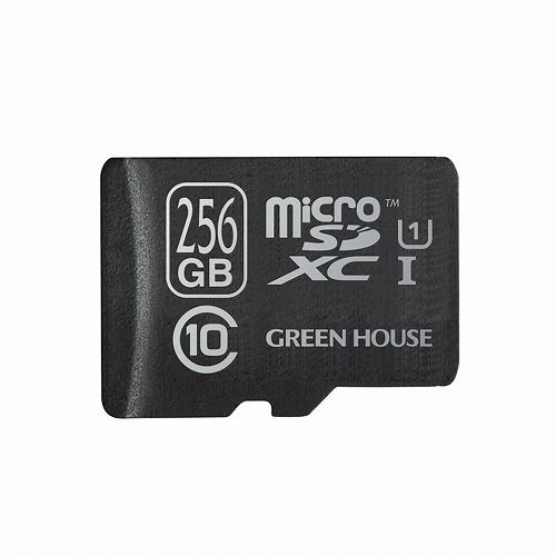 JAN 4511677109034 GREEN HOUSE microSDXCカード GH-SDMRXCUB256G 株式会社グリーンハウス TV・オーディオ・カメラ 画像