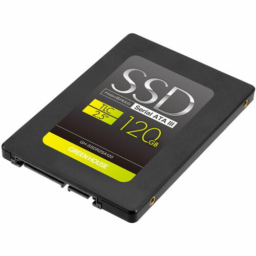 JAN 4511677116612 GREEN HOUSE SSD120GB 内蔵 SSD 2.5インチ GH-SSDR2SA120 株式会社グリーンハウス パソコン・周辺機器 画像