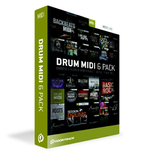 JAN 4511820086861 クリプトン・フューチャー・メディア DRUM MIDI 6PACK クリプトン・フューチャー・メディア株式会社 パソコン・周辺機器 画像