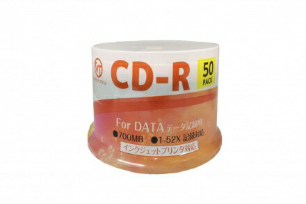 JAN 4512254004049 データ用CD-R ホワイトプリンタブル 50枚スピンドル CDRD80VX.50S(50枚入) 株式会社ヴァーテックス TV・オーディオ・カメラ 画像