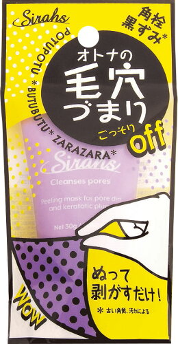 JAN 4513915017224 シラーズ ごっそり毛穴パック(30g) 株式会社ジャパンギャルズ 美容・コスメ・香水 画像