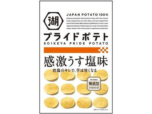 JAN 4514410177123 湖池屋 PRIDEPOTATO 感激うす塩味 60g 株式会社湖池屋 スイーツ・お菓子 画像