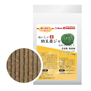 JAN 4514610001389 ドクターズチョイス おいしい納豆菌ジャーキー お魚とかぼちゃ スティックタイプ(150g) 株式会社オフィスピースワン ペット・ペットグッズ 画像