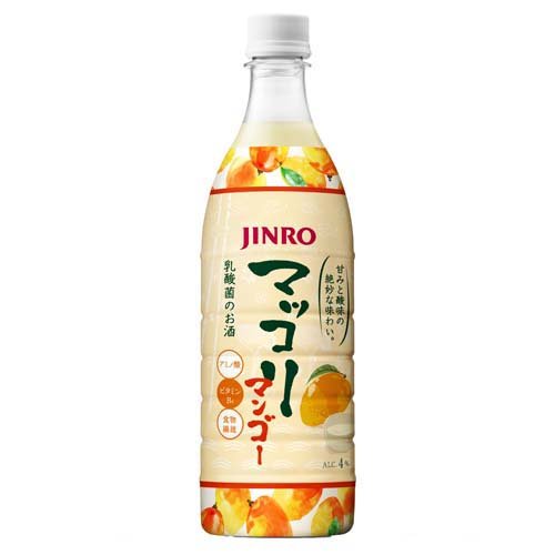 JAN 4514657132268 JINRO マッコリ マンゴー 4度(750ml*12本入) 眞露株式会社 ビール・洋酒 画像