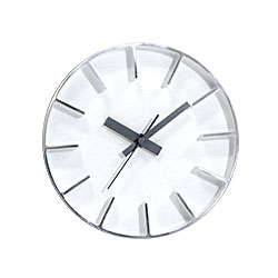 JAN 4515030007777 Lemnos「edge clock」φ180 ホワイト 株式会社タカタレムノス インテリア・寝具・収納 画像