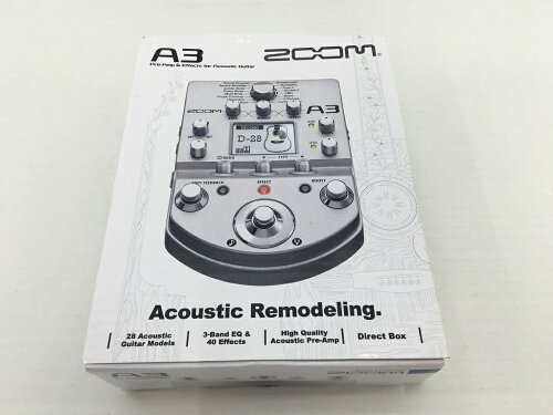 JAN 4515260011452 ZOOM/ズーム アコースティックギター エレアコ用 プリアンプ＆エフェクター ZOOM A3 株式会社ズーム 楽器・音響機器 画像