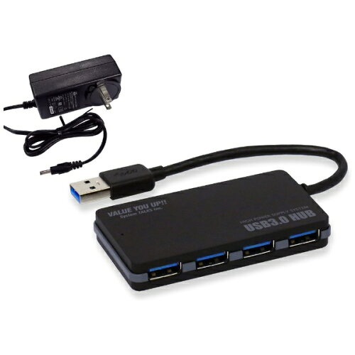 JAN 4515345141678 システムトークス USB3.0ハブ USB3-HUB4SA 株式会社システムトークス パソコン・周辺機器 画像