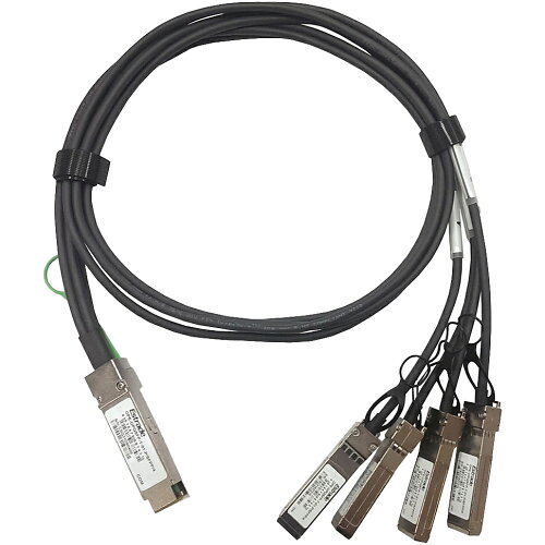 JAN 4515479687592 TEKWIND OPQSFP-T-03-P/SFPP/4 QSFP+/ 4×SFP+コネクタ付Twinaxダイレクトアタッチケーブル 3m テックウインド株式会社 パソコン・周辺機器 画像