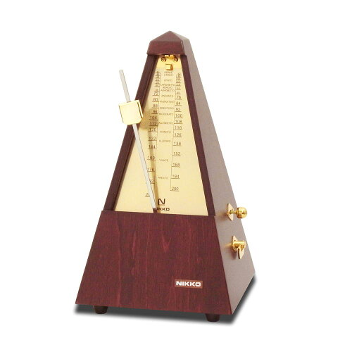 JAN 4515614010407 日工 メトロノーム 木製レギュラー ゴールド 104 日工精機株式会社 楽器・音響機器 画像