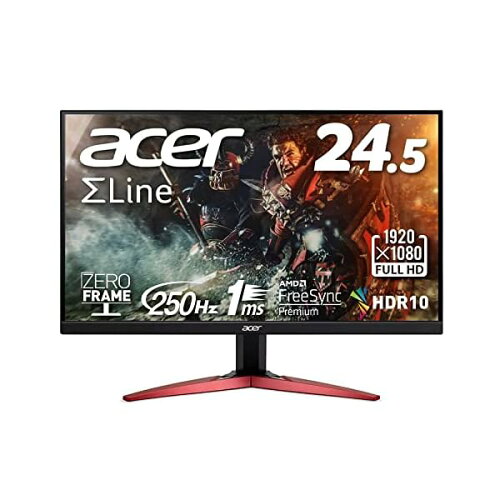 JAN 4515777579216 acer 24.5インチ モニター KG251QZBMIIPX 日本エイサー株式会社 パソコン・周辺機器 画像