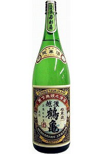 JAN 4517207010610 越後鶴亀 純米酒 1.8L 株式会社越後鶴亀 日本酒・焼酎 画像