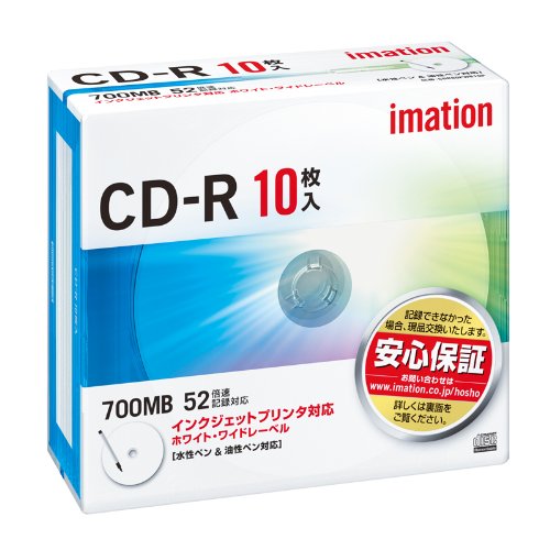 JAN 4517327019319 imation データ用CD-R CDR80PWB10P TV・オーディオ・カメラ 画像