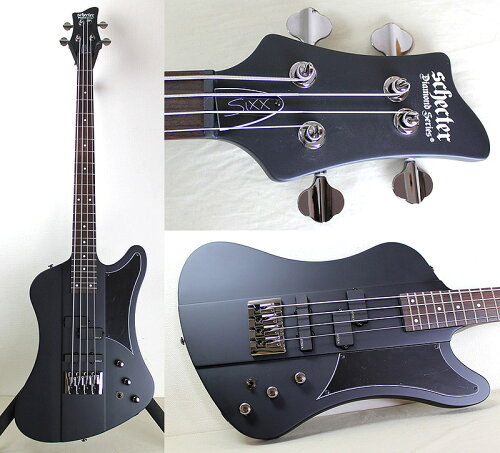 JAN 4518533031232 SCHECTER AD-NS SBK NIKKI SIXX モデル DIAMOND SERIES シェクター・コーポレーション株式会社 楽器・音響機器 画像