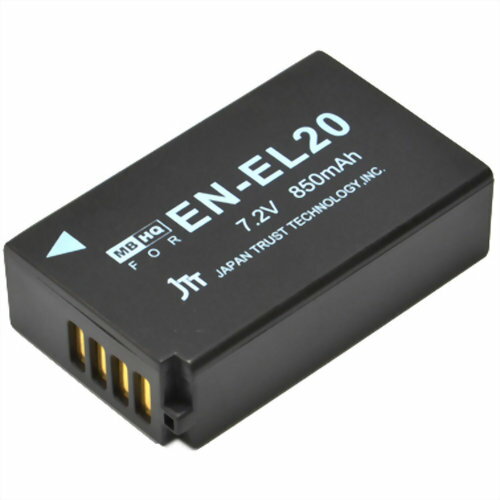JAN 4520008236288 ミラーレス一眼カメラ互換バッテリー マイバッテリーHQ for EN-EL20 MBH-EN-EL20(1コ入) 株式会社日本トラストテクノロジー TV・オーディオ・カメラ 画像