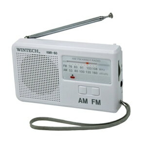JAN 4521171114557 WINTECH AM/FMコンパクトラジオ KMR-60 広華物産株式会社 TV・オーディオ・カメラ 画像