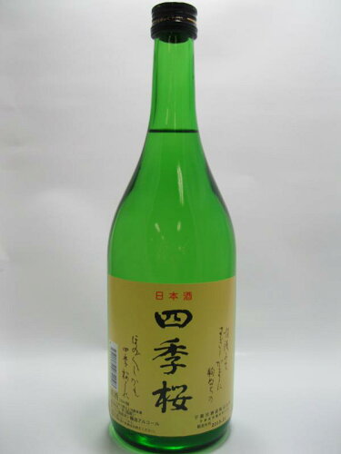 JAN 4521474072028 四季桜 佳撰 720ml 宇都宮酒造株式会社 日本酒・焼酎 画像