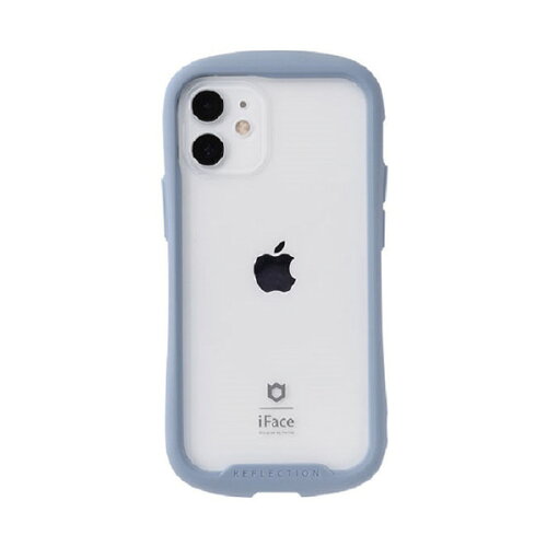 JAN 4522327935514 Hamee iPhone 12 mini専用 iFace REFLECTION CLEARケース ペールブルー Hamee株式会社 スマートフォン・タブレット 画像