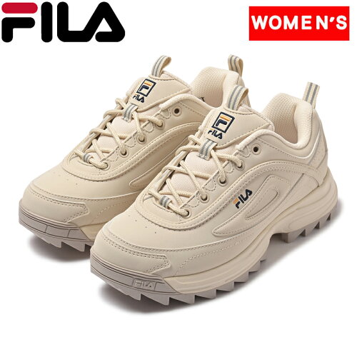 JAN 4522552139930 FILA フィラ DISTORTER ウィメンズ シューズ 23.0cm BEIGE×NAVY×ORANGE WSS21098 株式会社丸紅フットウェア 靴 画像