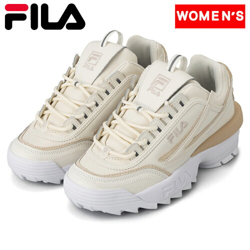 JAN 4522552436442 FILA フィラ Women's DISRUPTOR II EXP ウィメンズ 23.0cm Gardenia×Semolina×Wh WFW22072 丸紅コンシューマーブランズ株式会社 靴 画像