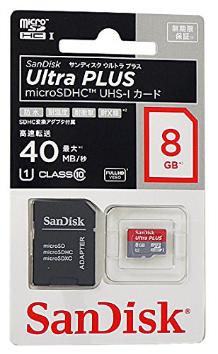 JAN 4523052011214 SanDisk microSDHCメモリーカード SDSDQUP-008G-J35A ウエスタンデジタル(同) TV・オーディオ・カメラ 画像
