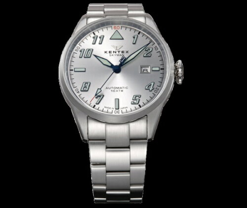 JAN 4524013007017 ケンテックス KENTEX 腕時計 メンズ 自動巻き スカイマン パイロットアルファ S688X-21 株式会社ケンテックスジャパン 腕時計 画像
