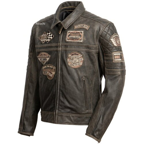 JAN 4524486100109 DEGNER デグナー ヴィンテージレザージャケット VINTAGE LEATHER JACKET サイズ：L 株式会社デグナー 車用品・バイク用品 画像