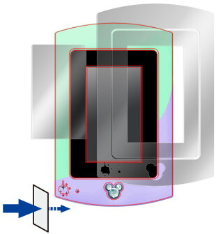 JAN 4525443192847 OverLay Eye Protector for ディズニーキャラクターズ マジカルパッド ガールズレッスン (本体保護シートセット)(小) 株式会社ミヤビックス おもちゃ 画像