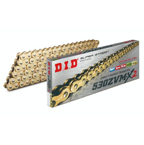 JAN 4525516140621 D.I.D ダイドー 530ZVM-X2 102L GOLD/カシメ ZB 大同工業株式会社 車用品・バイク用品 画像