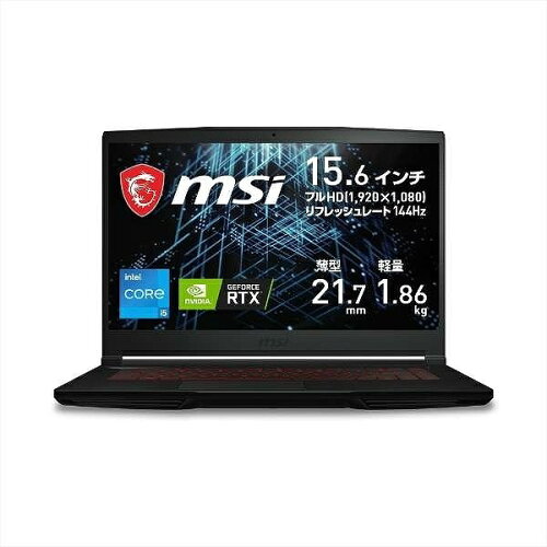 JAN 4526541193774 MSI ゲーミングノートパソコン GF63-11UC-4027JP エムエスアイコンピュータジャパン株式会社 パソコン・周辺機器 画像