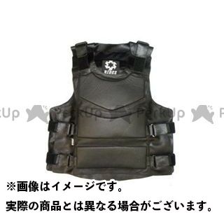 JAN 4527625081222 RIDEZ ライズ ARMED LEATHER VEST アームドレザーベスト サイズ：LL-3L 122-146cm RIDEZ株式会社 車用品・バイク用品 画像