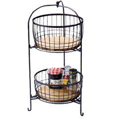 JAN 4528209269920 Paseo Wire Basket WC-22 株式会社フリーマーケットインターナショナルトレーディング キッチン用品・食器・調理器具 画像