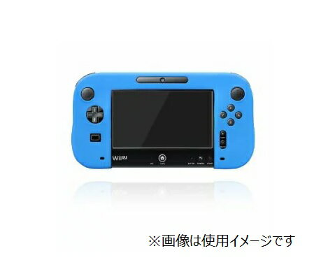 JAN 4528272004664 WiiU用 シリコンカバー for Wii U GamePad ブルー キーズファクトリー 株式会社キーズファクトリー テレビゲーム 画像