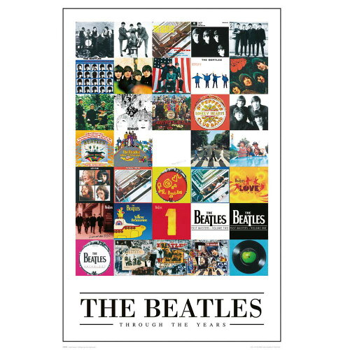 JAN 4528696129127 ポスター The Beatles Through the Year 2301 1474014 株式会社ハートアートコレクション 本・雑誌・コミック 画像