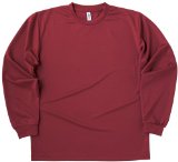 JAN 4529478129779 グリマー GLIMMER 4.4オンスALTドライロングスリーブTシャツ 00304-3L バーガンディ 112 サイズ:3L トムス株式会社 メンズファッション 画像