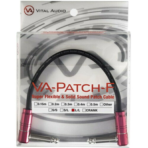 JAN 4530027524273 vital audio バイタルオーディオ va-patch-f-  l/l  /l パッチコード パッチケーブル k 株式会社フックアップ 楽器・音響機器 画像