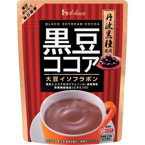 JAN 4530503702997 ハウス食品 黒豆ココア　２３４ｇ袋 ハウスウェルネスフーズ株式会社 水・ソフトドリンク 画像