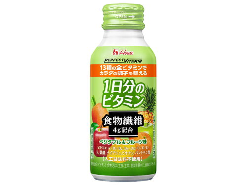 JAN 4530503889322 ハウスウェルネスフーズ PV 1日分のビタミン 食物繊維 120ml ハウスウェルネスフーズ株式会社 水・ソフトドリンク 画像