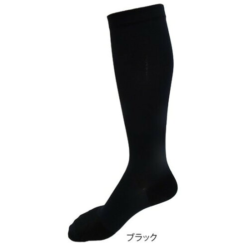 JAN 4530858026571 FML031-BLK-S FOOTMAX フットマックス V型着圧ハイソックス ブラック・サイズ：S 22～24cm 靴下 ユニセックス コーマ株式会社 スポーツ・アウトドア 画像