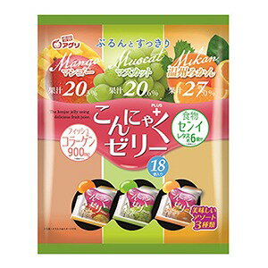 JAN 4531915012391 雪国アグリ こんにゃくゼリー プラス ミックス 新 18個 雪国アグリ株式会社 スイーツ・お菓子 画像