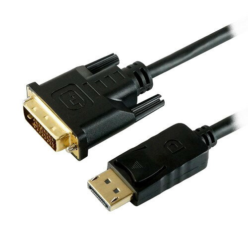 JAN 4533115061926 ホーリック Displayport→DVI変換ケーブル 3m Displayport to DVI DPDV30-192BK(1個) 株式会社ホーリック パソコン・周辺機器 画像