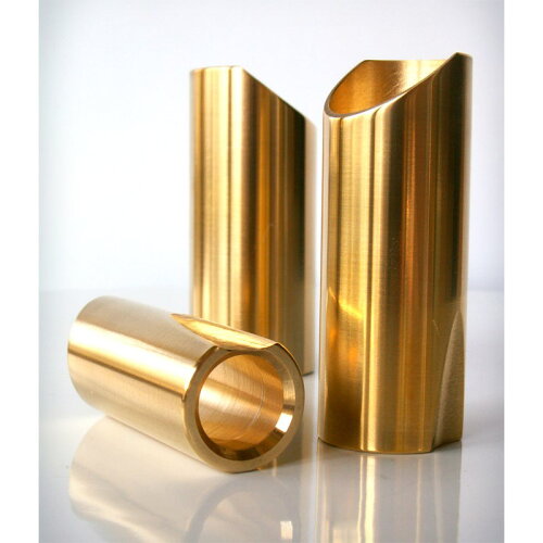 JAN 4533875201105 THE ROCK SLIDE Polished Brass Guitar Slide Gold RSG-L 株式会社ティ・エム・シィ 楽器・音響機器 画像