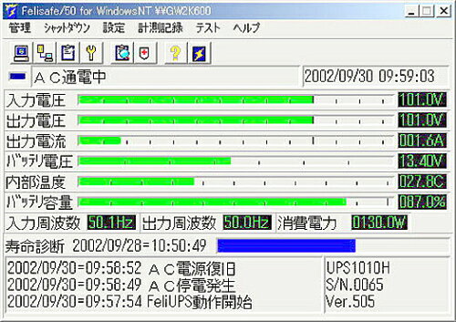 JAN 4534926001590 ユタカ電機製作所 UPS監視ソフト FELISAFE FOR WIN(SS/SP/ST) 株式会社ユタカ電機製作所 パソコン・周辺機器 画像