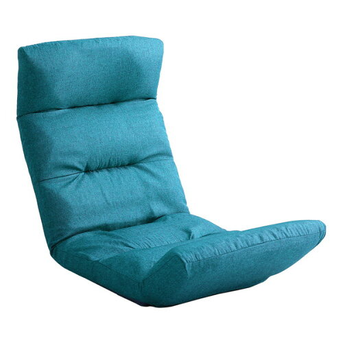 JAN 4535306170080 ホームテイスト リクライニング座椅子14段階調節ギア 転倒防止機能付き Moln-モルン- Up type ターコイズブルー SH-07-MOL-U-TB-LF2 株式会社ホームテイスト インテリア・寝具・収納 画像