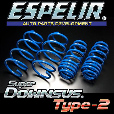 JAN 4536190124043 espelir  エスペリア  superdownsus down type2  スーパーダウンサス ダウン タイプ2   分 品番:esd-2404 ダイハツ ミラ アヴィ 型式:l250s 年式:h14/12-18/12 エンジン型式:r06a 2wd 株式会社エスペリア 車用品・バイク用品 画像