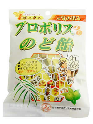 JAN 4536427000621 蜂の恵み プロポリスのど飴(100g) 株式会社サンフローラ スイーツ・お菓子 画像