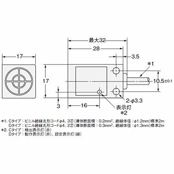 JAN 4536854114991 オムロン OMRON TL-Q5MD1 2M 角柱型標準タイプ近接センサ TL－N －Q TLQ5MD12M オムロン株式会社 家電 画像