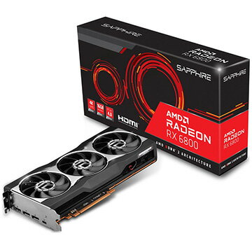 JAN 4537694288989 SAPPHIRE グラフィックボード SA-RADEON RX 6800 16G GDDR6 株式会社アスク パソコン・周辺機器 画像